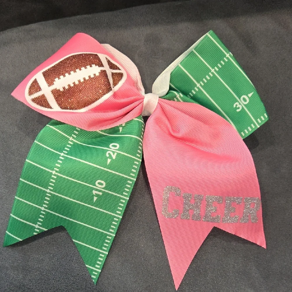 20 Pcs Football Cheer Bows 7